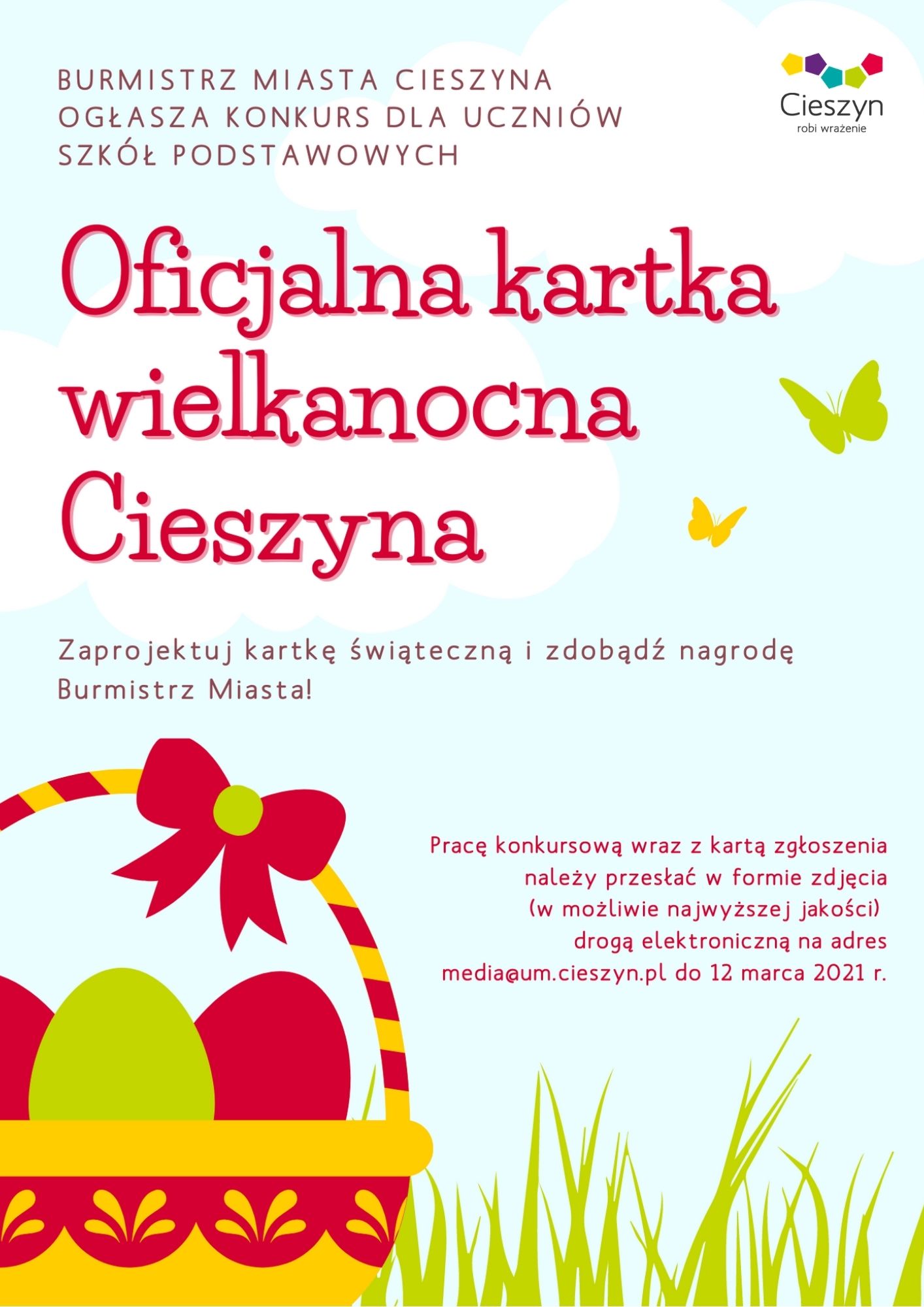 Konkurs na Oficjalną kartkę Wielkanocną Cieszyna 